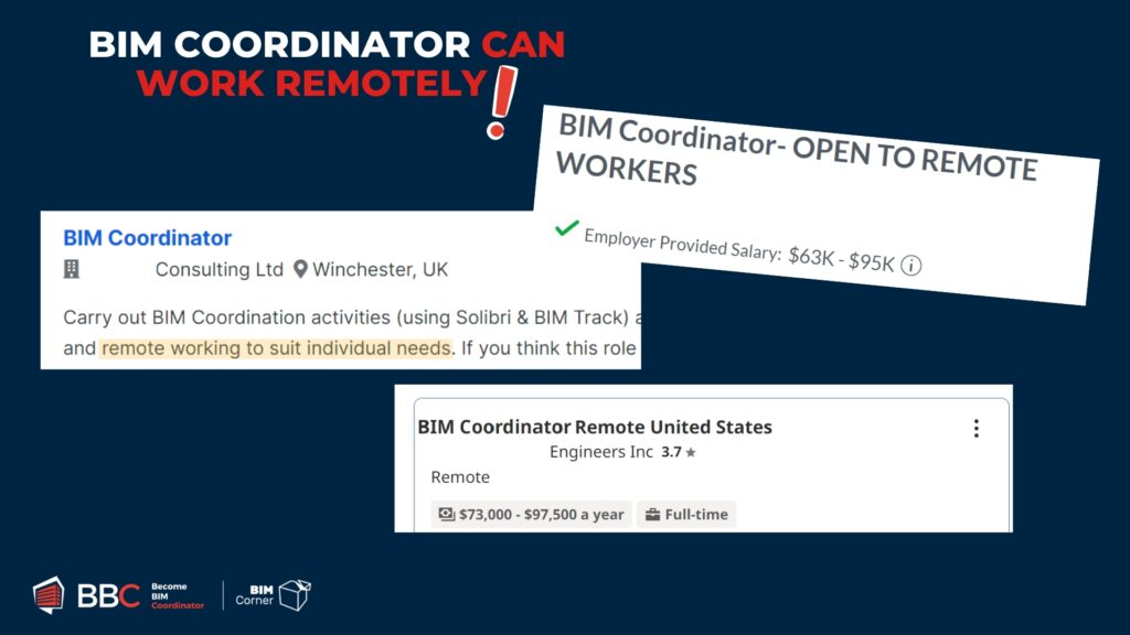 BIM Coordinator work remotly