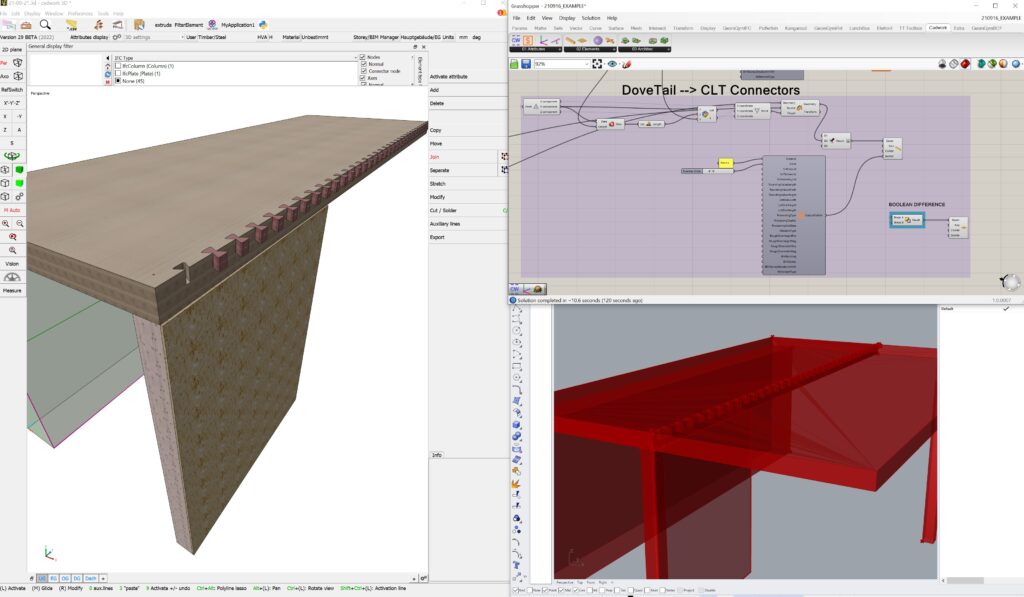 CADWORK3D with Grasshopper