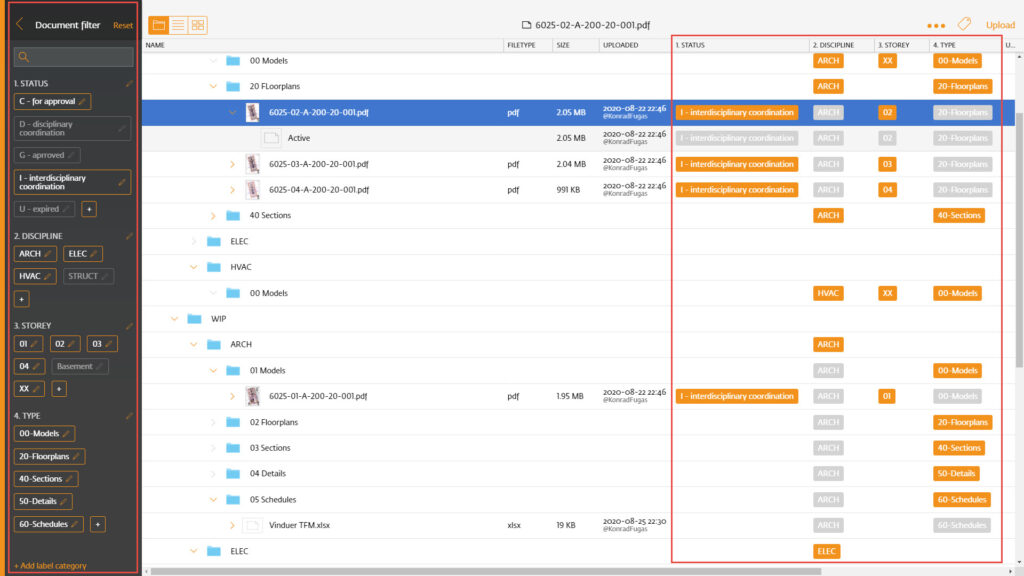 Labelling and tagging in StreamBIM