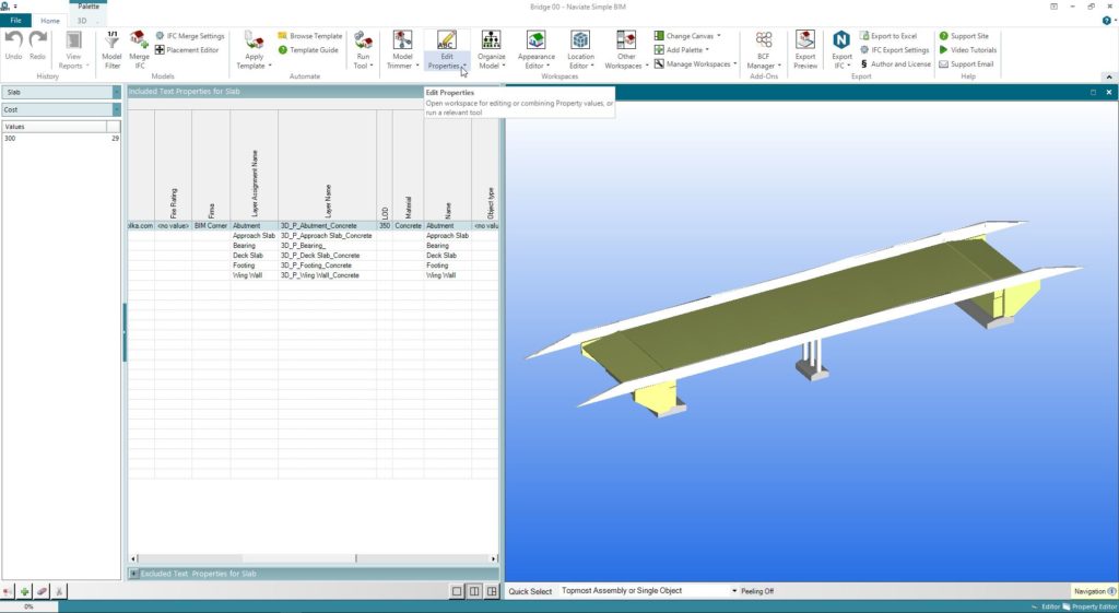 BIM metadata