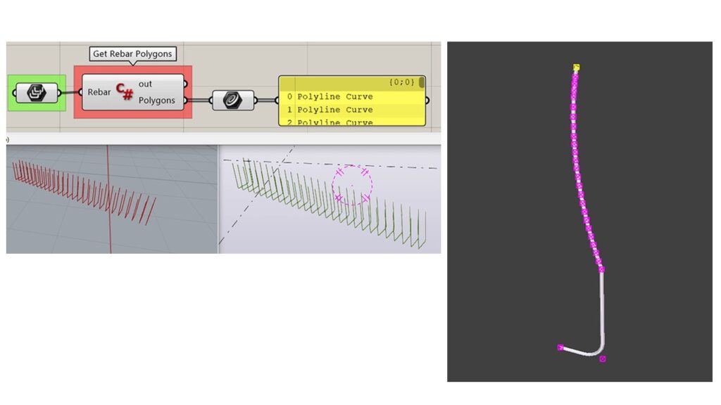 Get Rebar Polygons in Grasshopper