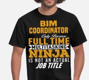 tshirt bim coordinator