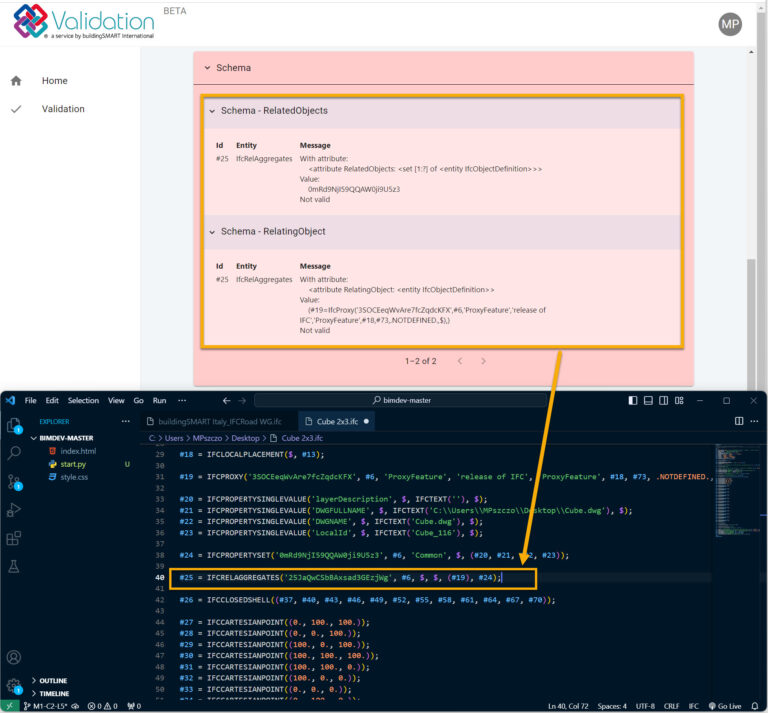 validate in buildingsmart