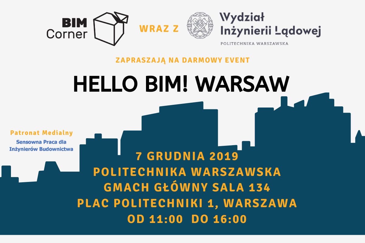 Read more about the article BIM Politechnika Warszawska -Hello BIM! Warsaw