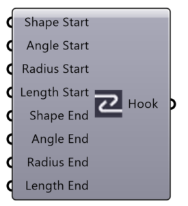 Hook component in Grasshopper
